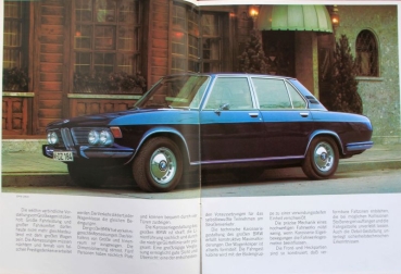 BMW 2500 - 2800 Modelprogram 1969 Carbrochure (3508)